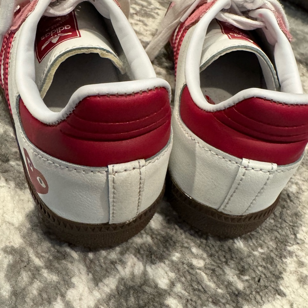 adidas Samba Valentine Pink & White Heart Sneakers - Picture 6 of 8